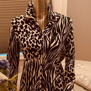 NWOT Zebra cardigan sweater. Never worn
